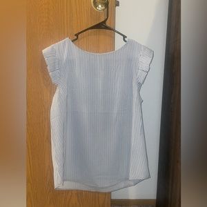 Monteau Ruffle Sleeve Blouse